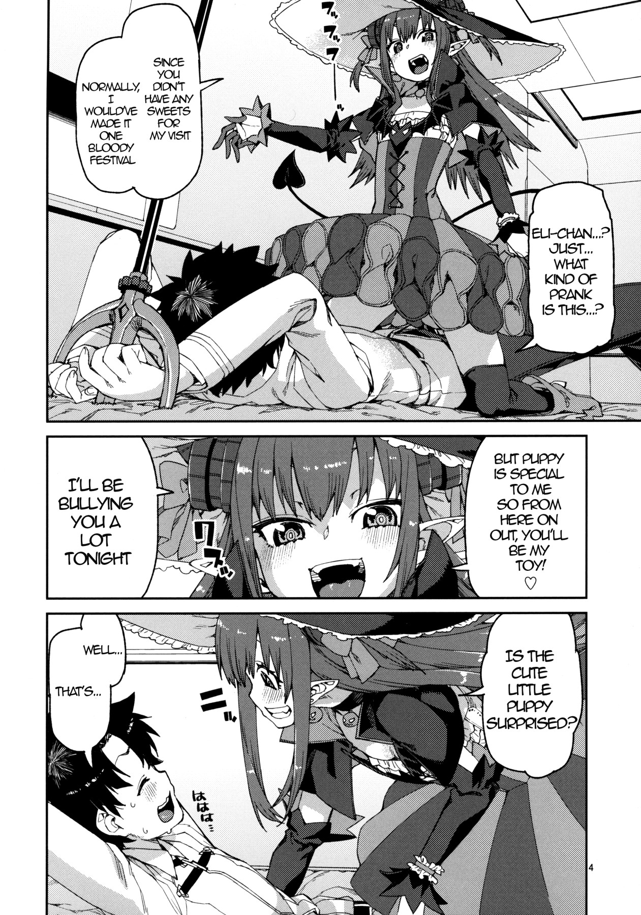 Hentai Manga Comic-A Special Halloween Night-Read-5